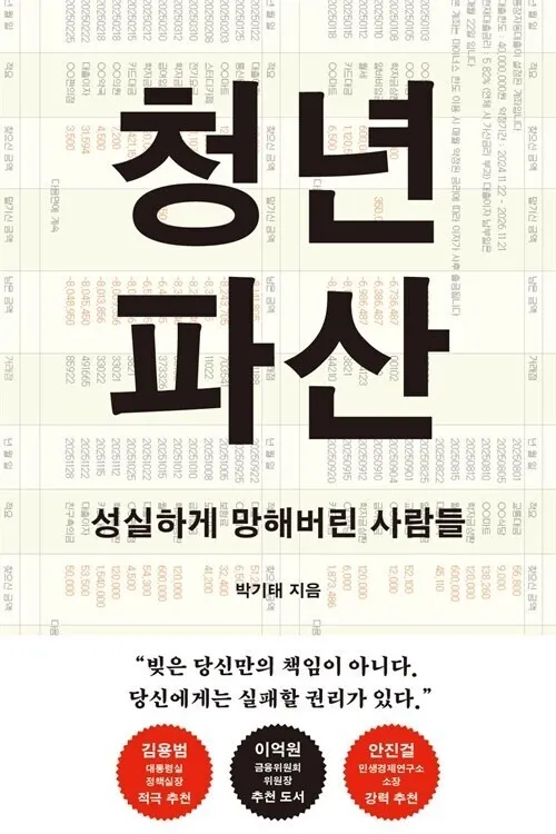 청년 파산과 빚 문제 관련 이미지